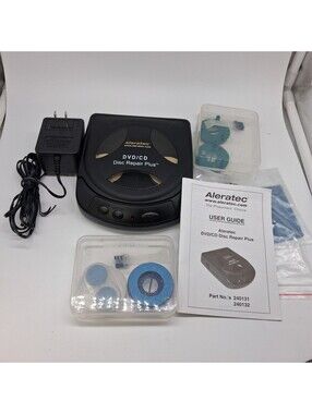 Aleratec DVD CD Disc Repair Plus 240131 Resurfacer Cleaner Tested w Accessories